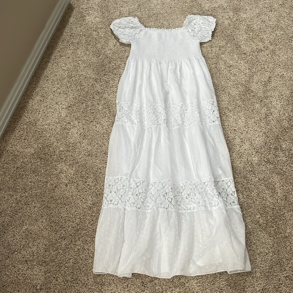 Anna-Kaci White Maxi Dress size L - Picture 2 of 5